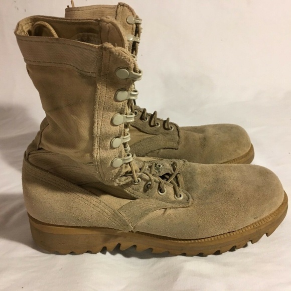 ALTAMA HOT WEATHER VENTED TAN COMBAT BOOTS 8R NM03035 main image 4